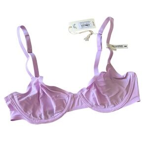NWT Aerie Smoothez Full Coverage Unlined Bra Purple 32B